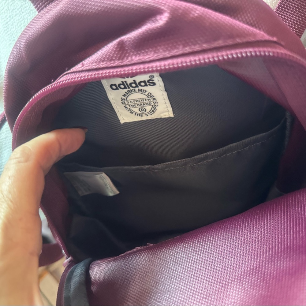 Adidas Burgundy Mini Backpack - Picture 5 of 7
